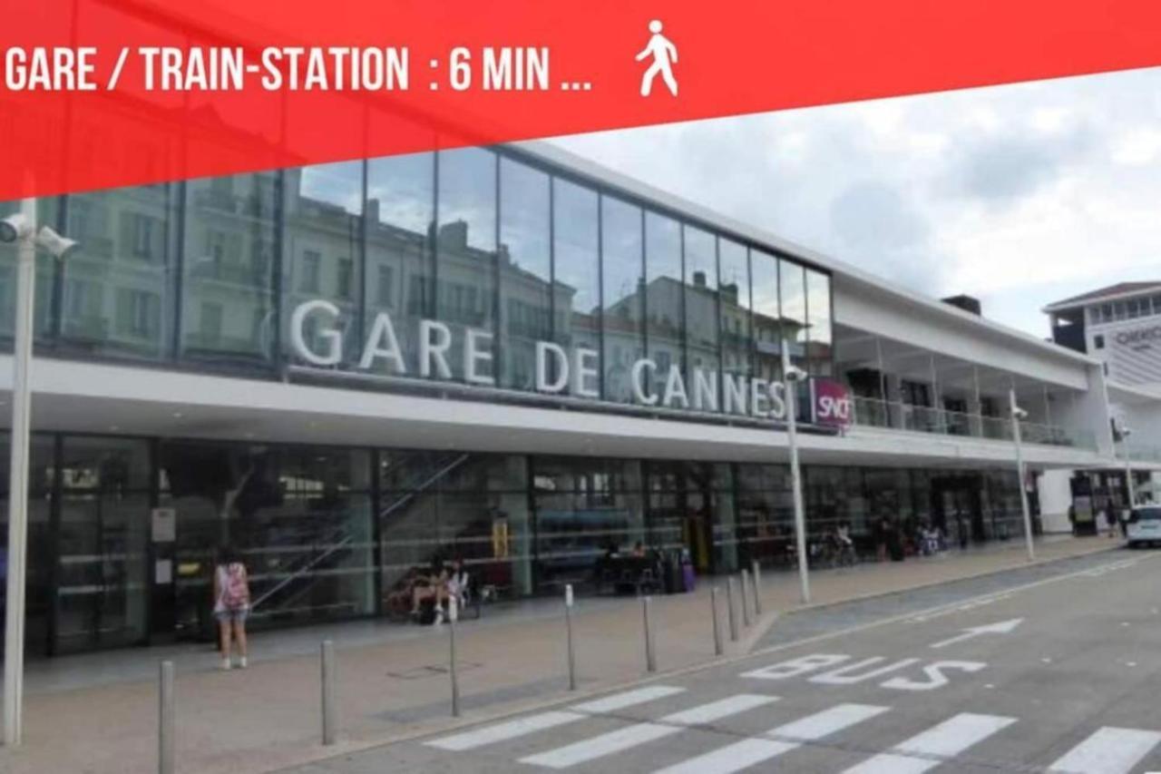 Cocoon Center - Rue D'Antibes - 200M Plage- Clim - Wifi - Unique كان المظهر الخارجي الصورة